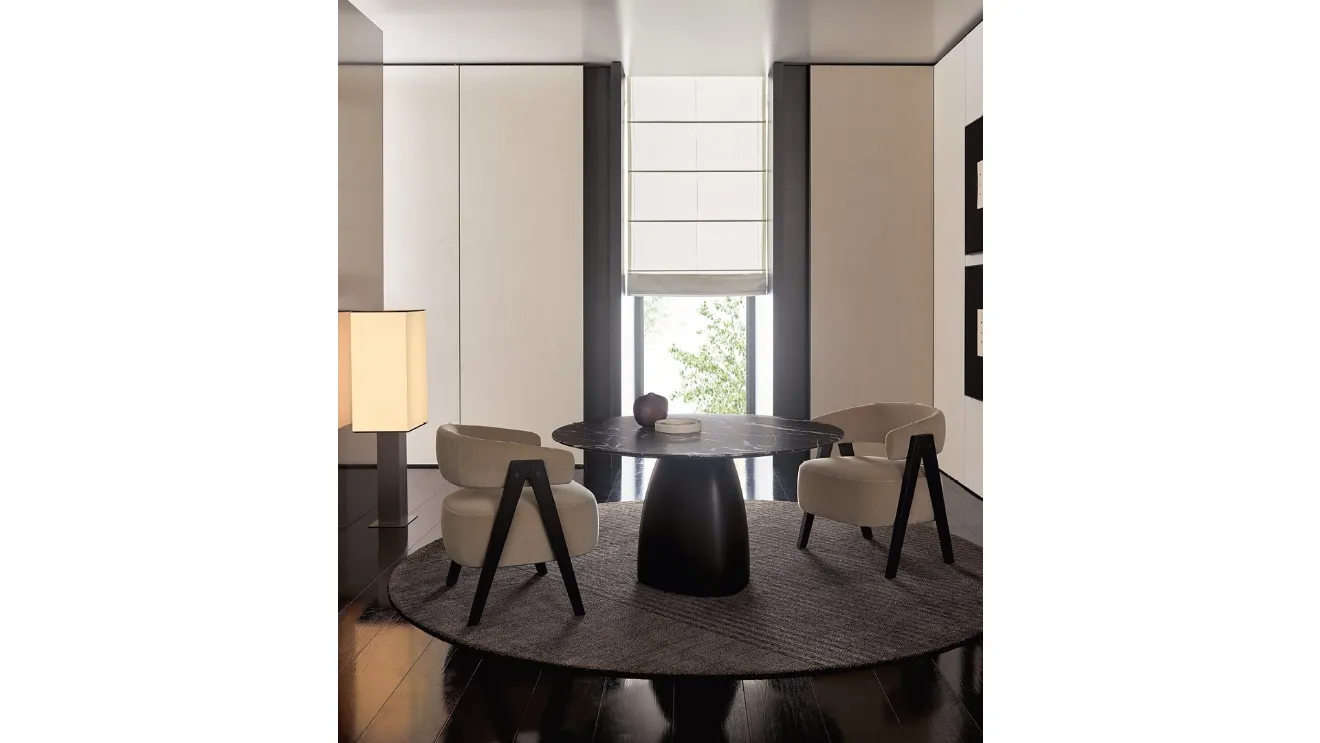 Tavolo rotondo Monolith di Poliform