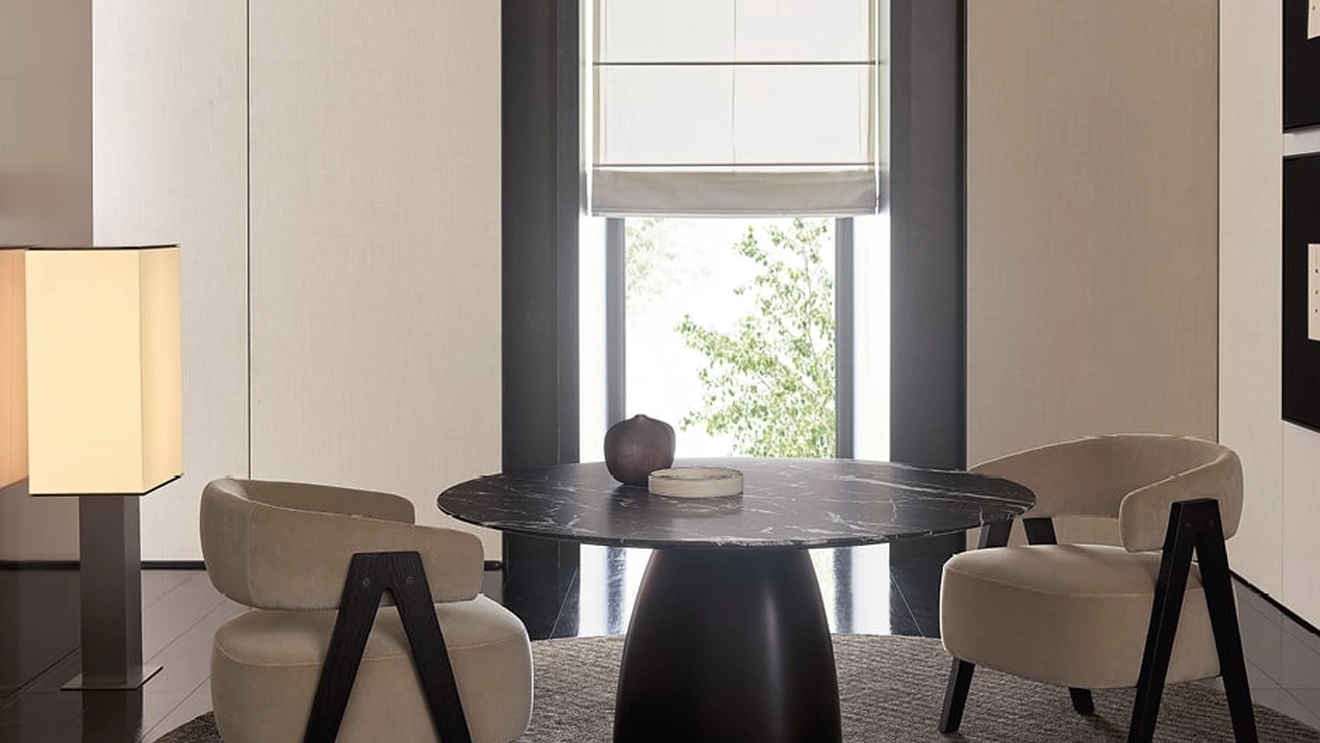 Tavolo rotondo Monolith di Poliform