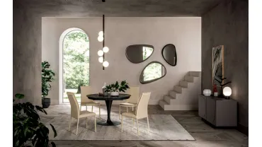 Tavolo rotondo allungabile Eclipse di Ozzio