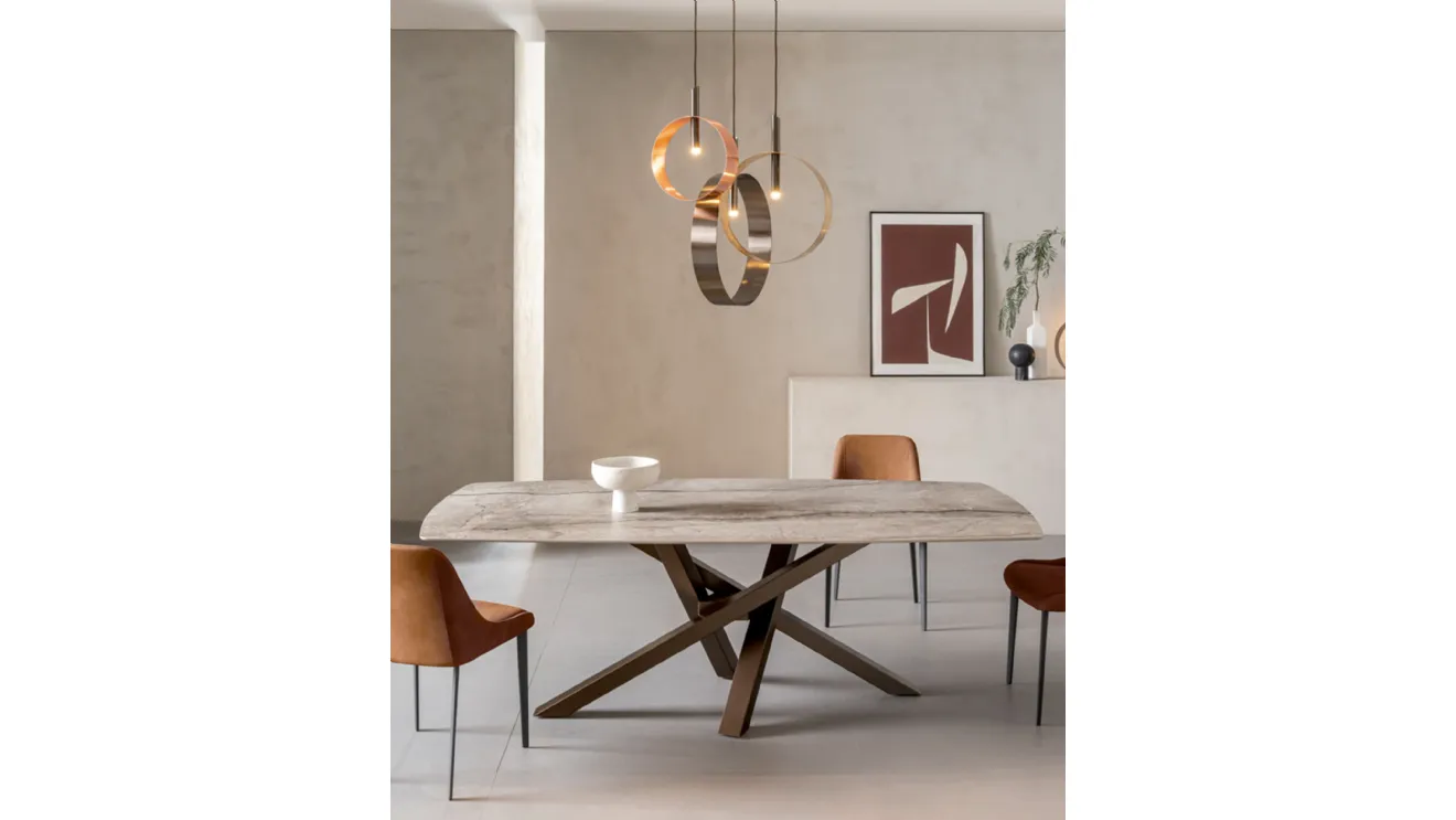 Tavolo Shangai in ceramica di Riflessi