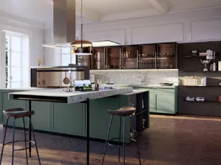 Cucina Design con isola Ak Project 11 di Arrital