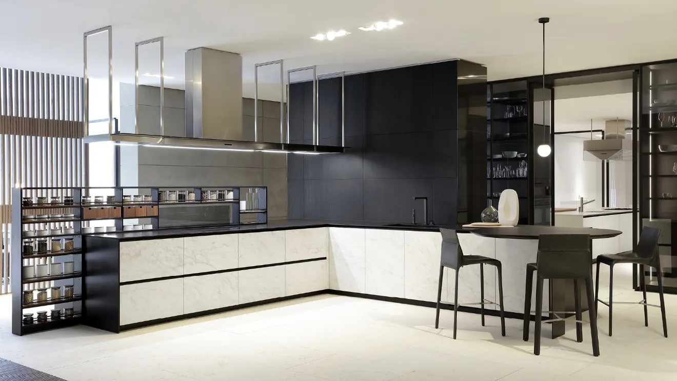 Cucina Design con penisola Alea Pro 04 di Poliform