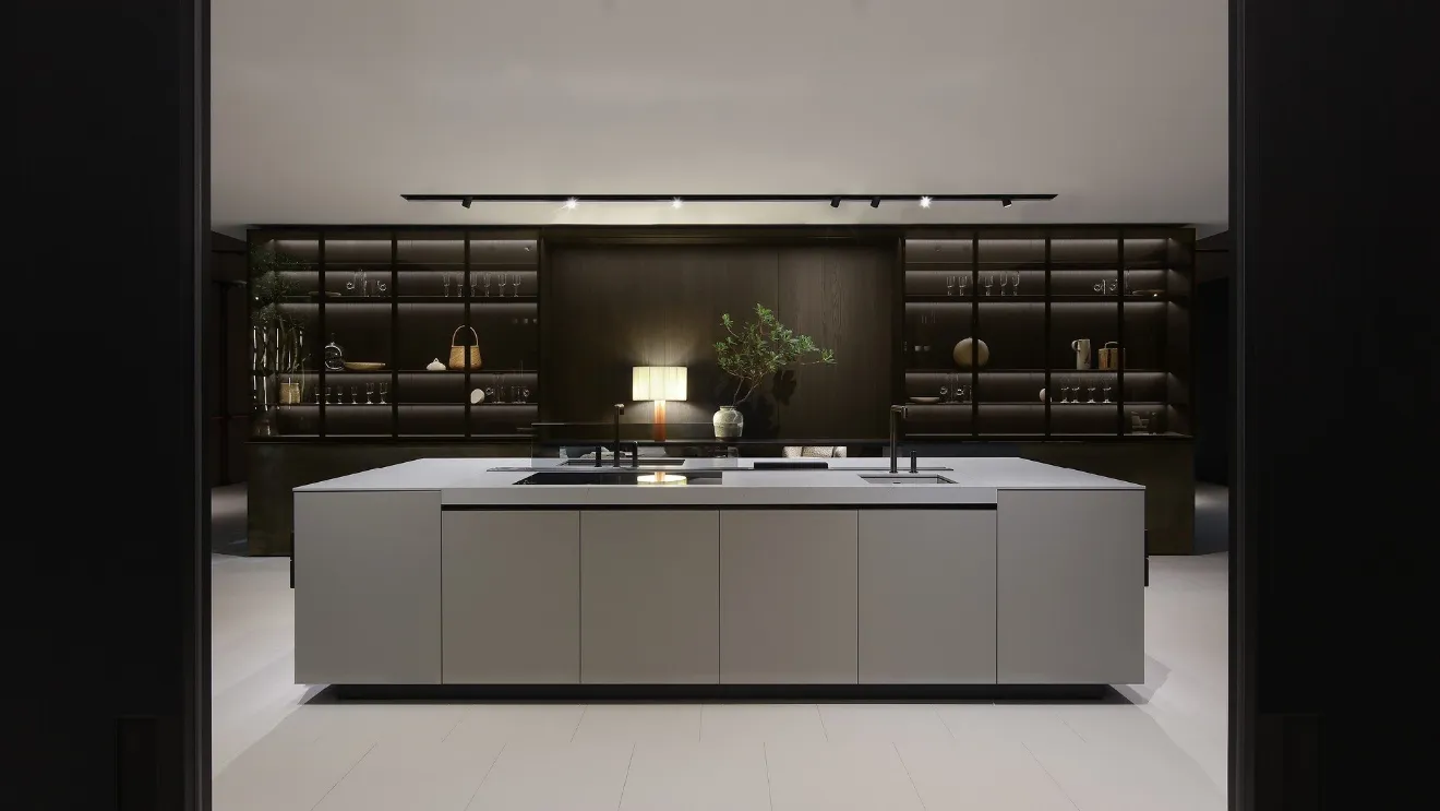 Cucina Design con isola Alea Pro 05 di Poliform
