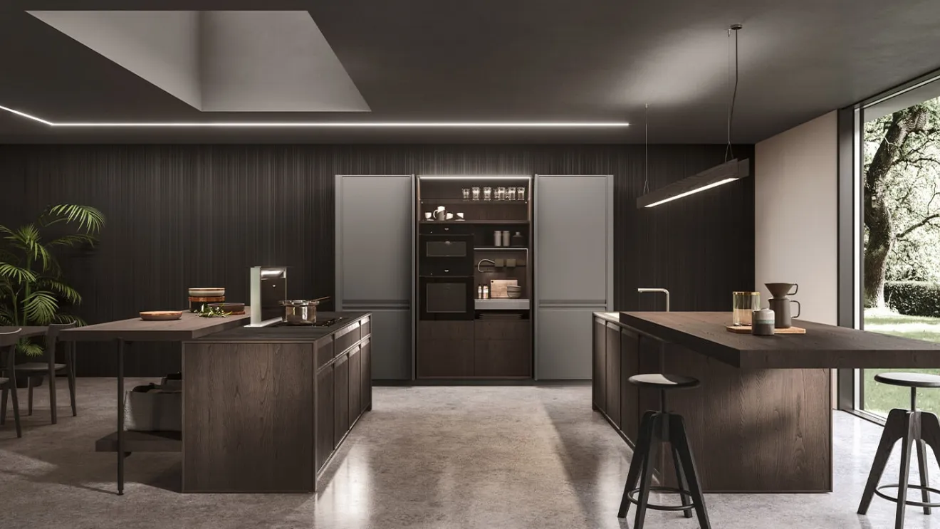 Cucina Design con doppia isola Ak 07 04 di Arrital