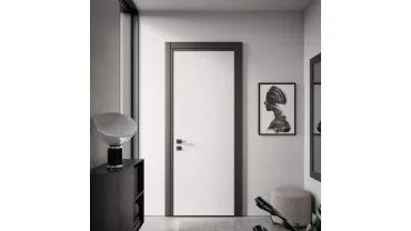 Porta blindata Mimetic Materik Cemento Bianco di Bertolotto
