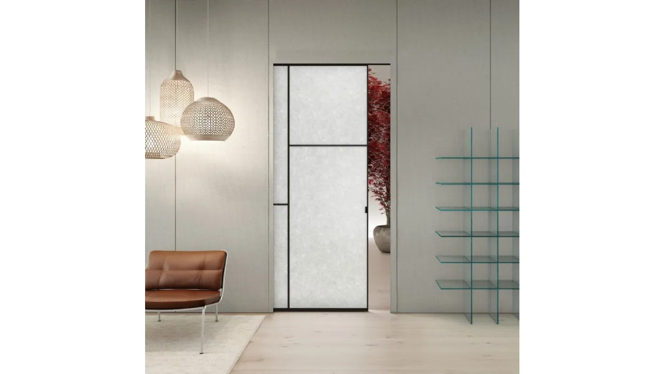 Porta per interni Sherazade Pocket Patchwork di Glas Italia