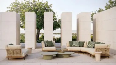 Divano componibile Lagoon di Poliform